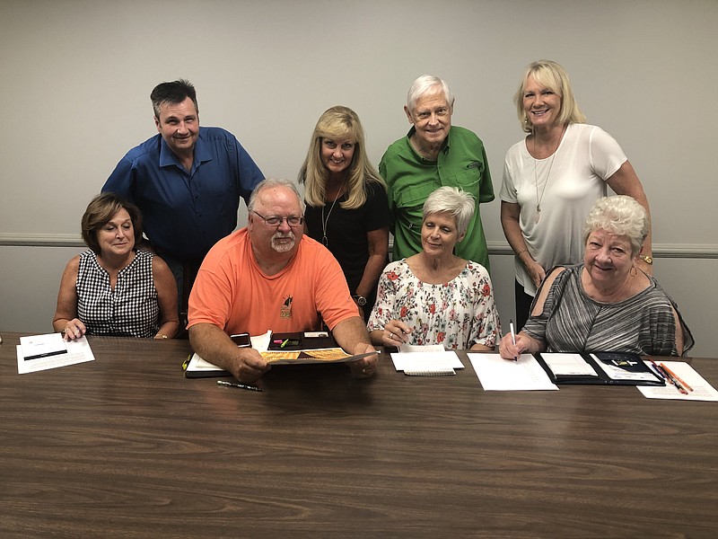 Contributed photo by Burt Johnson / Soddy-Daisy 50th Anniversary Celebration Planning Committee members are, seated from left, Sara Burris, William Shadwick, Kathy Jones and Janice Cagle; and, standing from left, Kelly Flemings, Marquita Brackett, William Loftis and Bridgett Raper.