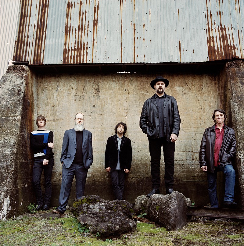 Danny Clinch Photo / The Drive-By Truckers are, from left, Matt Patton, Brad Morgan, Jay Gonzalez, Patterson Hood and Mike Cooley.