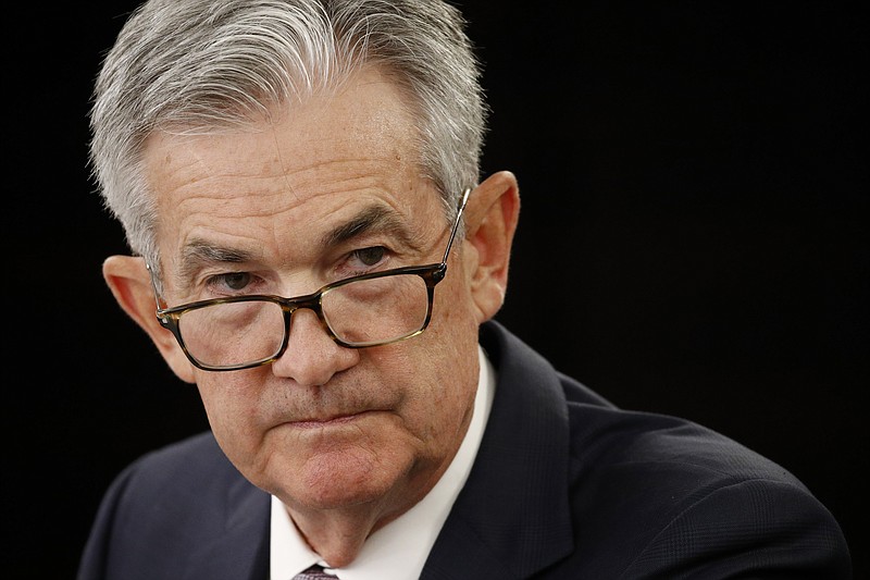 Federal Reserve Board Chair Jerome Powell speaks at a news conference following a two-day meeting of the Federal Open Market Committee, Wednesday, Sept. 18, 2019, in Washington. (AP Photo/Patrick Semansky)