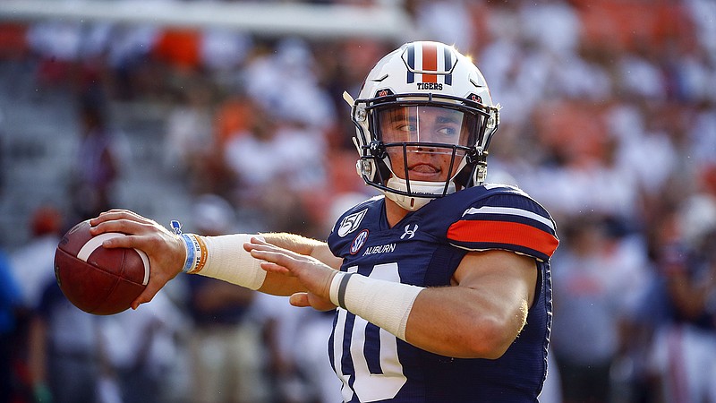 Associated Press photo by Butch Dill / Auburn quarterback Bo Nix and the Tigers will visit Texas A&M for a key SEC West game on Saturday.
