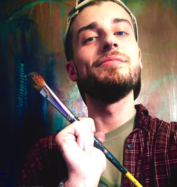Photo from Austin McDougal / Artist Austin McDougal moved from Gallatin, Tennessee, to Chattanooga in 2014 because he liked the city's vibe.
