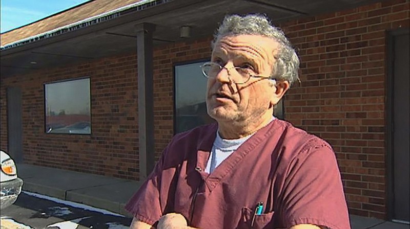 FILE - This image made from a Dec. 1, 2015, video provided by WNDU-TV shows Ulrich Klopfer in South Bend, Ind. Officials whose offices are investigating the discovery of more than 2,200 medically preserved fetal remains at an Illinois house of Dr. Klopfer who performed abortions for decades in Indiana will hold a press conference on Thursday, Sept. 19, 2019, to discuss the case. Klopfer died earlier this month. (WNDU-TV via AP, File)


