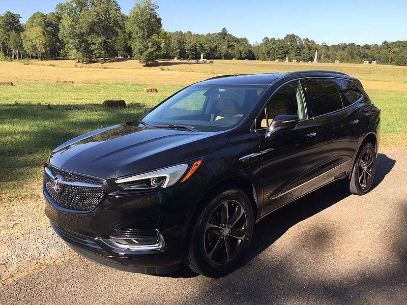 Staff Photo by Mark Kennedy/  The 2020 Buick Enclave is shown in Ebony Twilight Metallic.