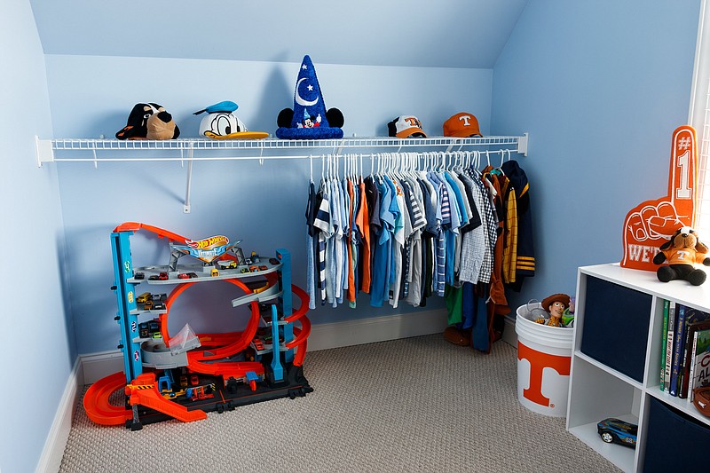 Staff photo by Doug Strickland/ The bedroom of Jennifer Ramsey's son is seen at her home on Thursday, Aug. 22, 2019, in Ooltewah, Tenn. 