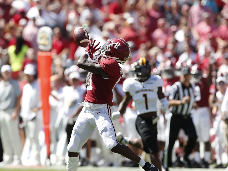 Alabama's Henry Ruggs III getting early opportunities to shine