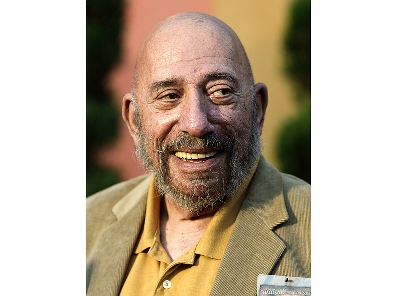 This Sept. 23, 2011, file photo shows Sid Haig at Universal Studios Hollywood celebrating "Halloween Horror Nights" in Universal City, Calif. Haig, the bearded character actor best known as Captain Spaulding in the "House of 1000 Corpses" trilogy, died Saturday, Sept. 21, 2019, after a recent fall in his home. He was 80. (AP Photo/Dan Krauss, File)
