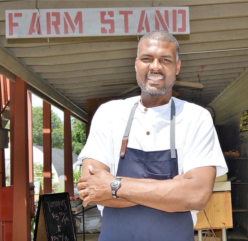 Gwen Davis Photo / Kenyatta Ashford, chef de cuisine at Bridgeman's Chophouse in The Read House and a 2017 James Beard-Jean Louis Palladin Grant recipient, is a co-founder of the new dinner series "4 Courses and " with Carmen Davis and Alex Curry.