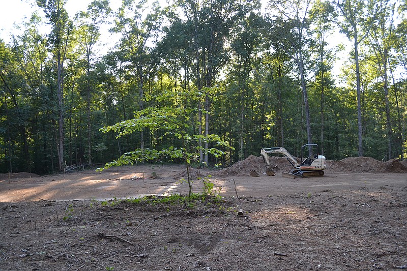 Staff photo by Sabrina Bodon / The Tunnel Hill property that a neighbor donated for the Wares to build their son a house.