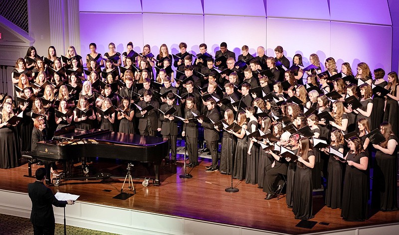 Lee University's Choral Union performs Oct. 10, at 7:30 p.m. in Pangle Hall.