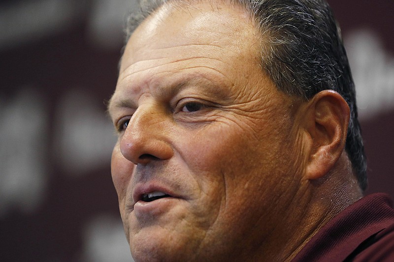 AP file photo by Rogelio V. Solis / Todd Grantham, who is in his second season as defensive coordinator at Florida, helped the Gators beat LSU 27-19 last season after helping Mississippi State rout the Tigers in 2017. The Tigers host Florida this Saturday night.