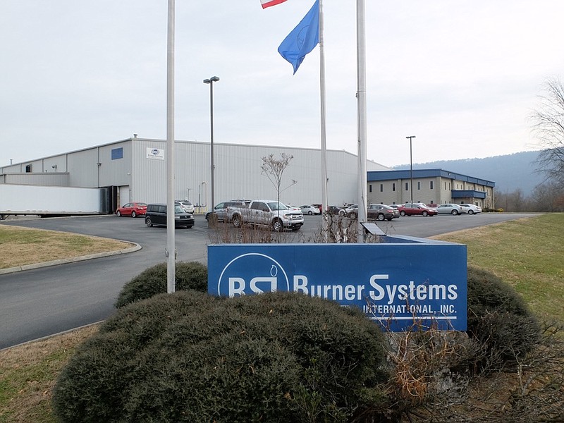 Staff file photo / Burner Systems International sold this 143,000-square-foot plant to Zeus Industrial Products in August after closing the factory in 2018. Zeus plans to spend $11.25 million to renovate the complex on Cummings Highway in Lookout Valley
