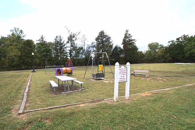 Photo contributed by Hannah Funderburk / After seeing this unkempt special needs park behind the Walker County Civic Center, Hannah Funderburk has spent the past few months working to create a new, inclusive park for the county.