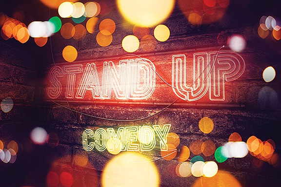 Stand Up Comedy neon sign conceptual 3d rendering illustration / Getty Images/iStockphoto/stevanovicigor