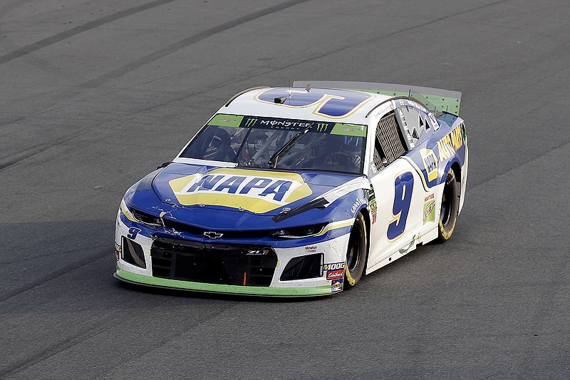 AP photo by Gerry Broome / NASCAR Cup Series driver Chase Elliott pilots the Hendrick Motorsports No. 9 Chevrolet.