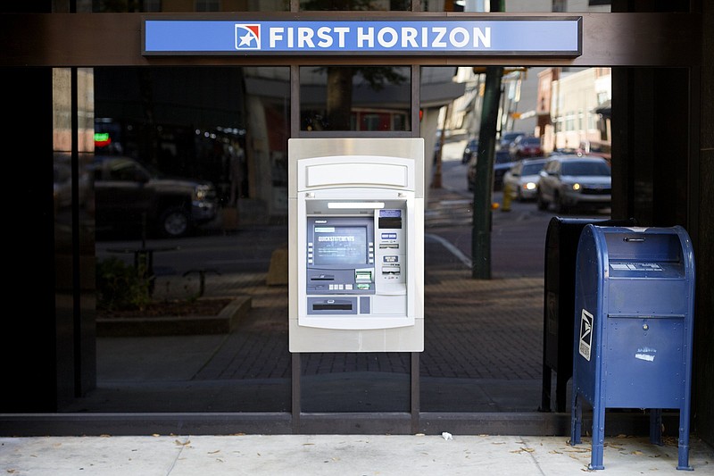 Staff photo by C.B. Schmelter / First Horizon Bank, formerly First Tennessee Bank, is seen on Thursday, Oct. 24, 2019 in Chattanooga, Tenn.