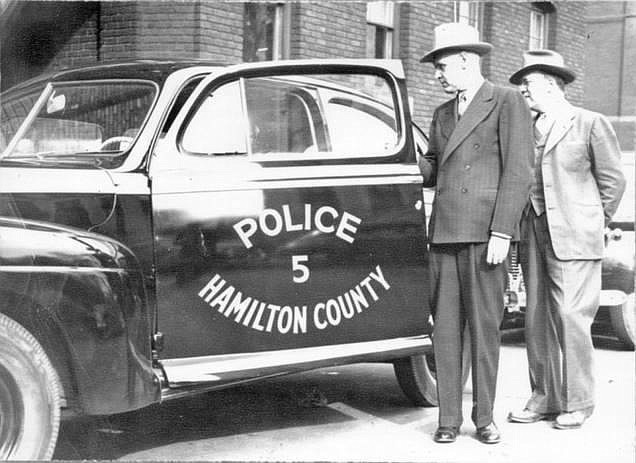 Sheriff Fred Payne with one of our new Patrol Units, circa 1940. Contributed by Hamilton County Sheriff's Office. 