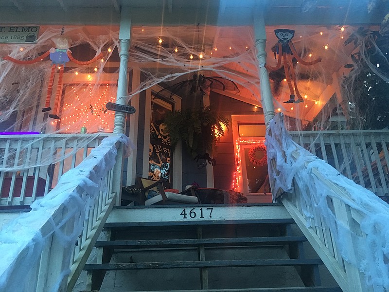 Photo from Evelyn Greter / Mark and Evelyn Greter say they add a little more each year to their Halloween display. See their haunted house at 4617 Alabama Ave. in St. Elmo.