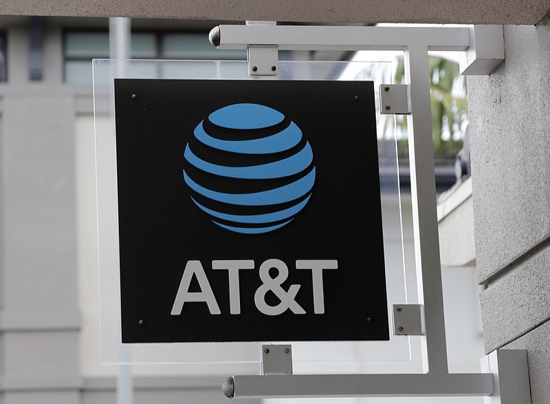 FILE - In this July 18, 2019, file photo, is an AT&T retail store in Miami. (AP Photo/Lynne Sladky, File)


