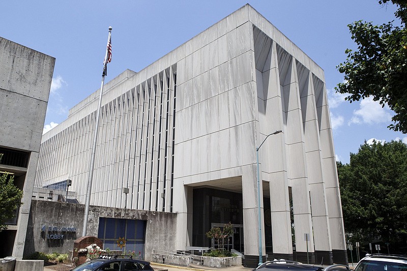 The Hamilton County Justice Building is seen on Wednesday, July 10, 2019 in Chattanooga, Tenn.