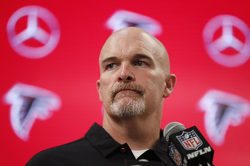 AP photo by John Bazemore / Atlanta Falcons coach Dan Quinn's fifth season with the team is off to a 1-7 start.