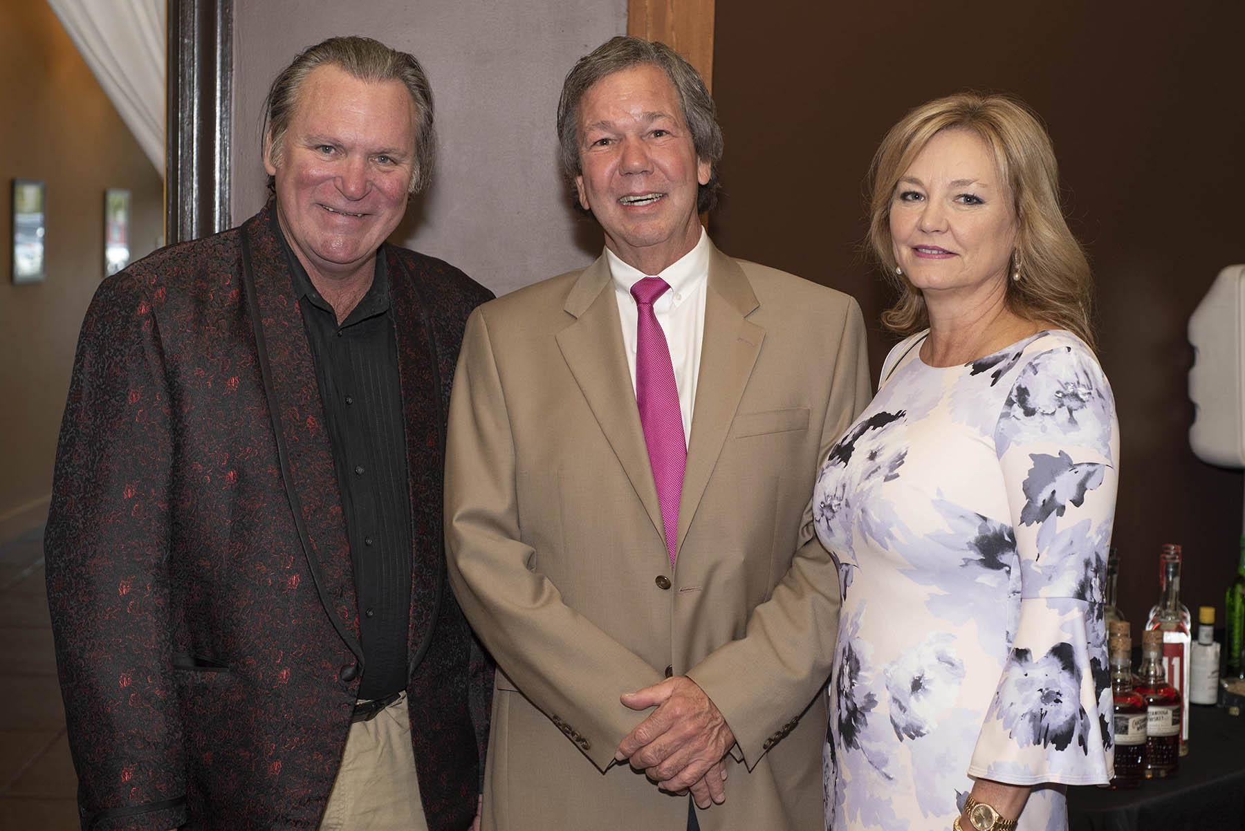Photography by Michael Hampton / Dan Rather, David Thomas and Kim Kisling