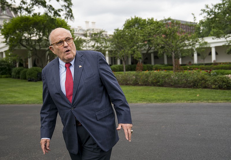 The New York Times file photo / Rudy Giuliani, one of President Donald Trump's personal lawyers, at the White House in 2018.