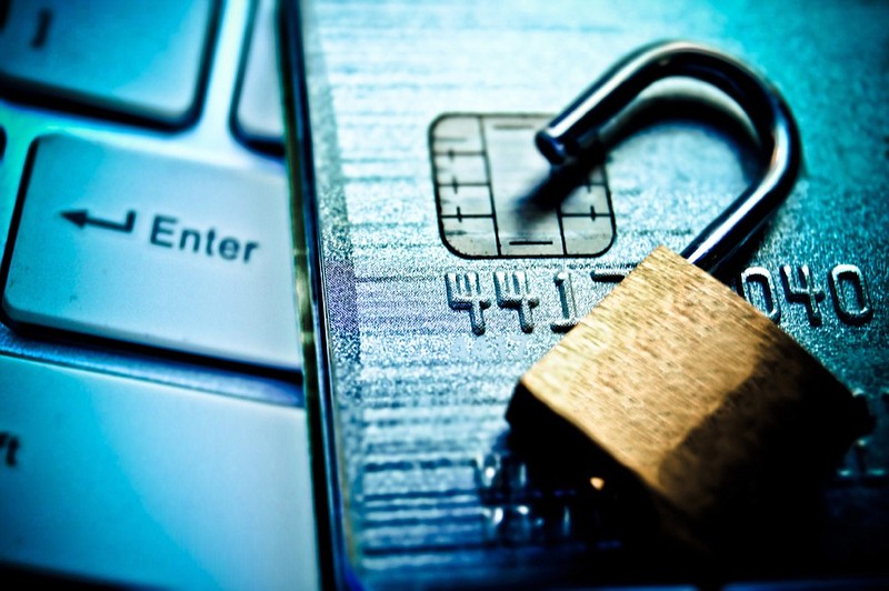 Open security lock on credit cards with computer keyboard / Credit card data breach
email breach security tile / Getty Images