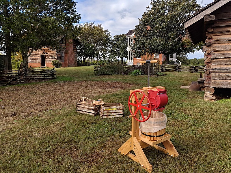 Vann House Contributed Photo / Apple pressings and other pioneer skills will be demonstrated at the Vann House on Saturdays, Nov. 16 and 23.