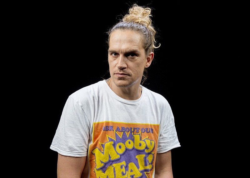 This Sept. 25, 2019 photo shows Jason Mewes posing during an interview in Los Angeles to promote the film "Jay and Silent Bob Reboot." (Photo by Willy Sanjuan/Invision/AP)


