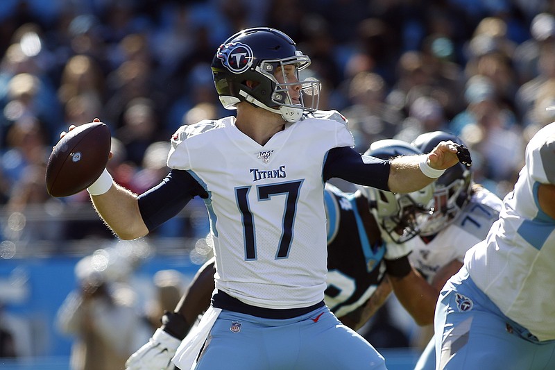 AP file photo by Brian Blanco / Tennessee Titans quarterback Ryan Tannehill is 3-1 since taking over as the team's starter.