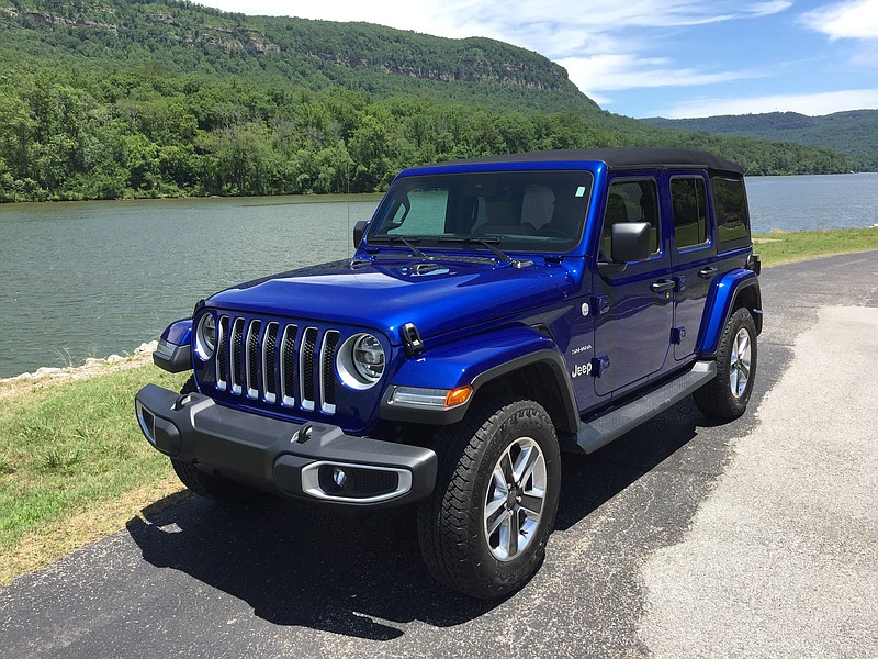 The 2019 Jeep Wrangler Unlimited Sahara is a go-anywhere, do-anything vehicle. / Staff Photo by Mark Kennedy 