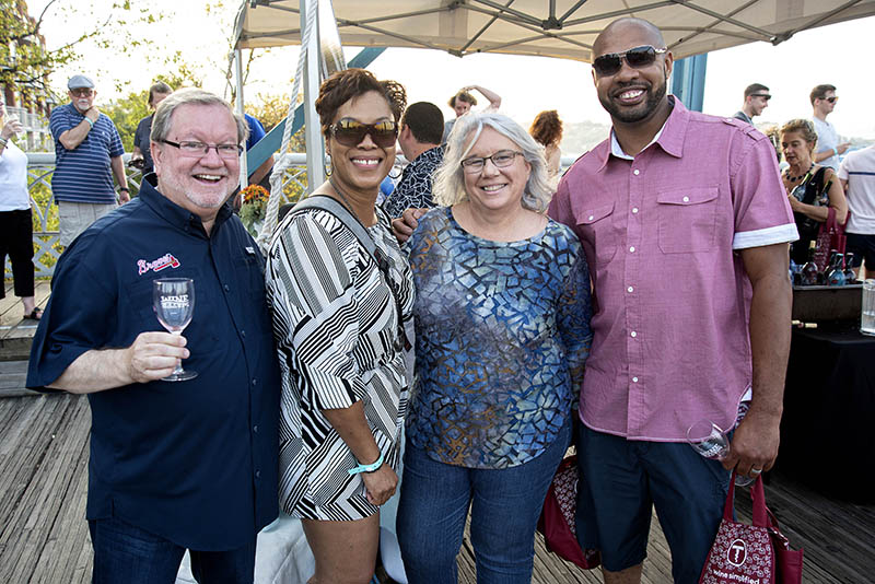 George Edrington, Adrian Atkins, Grace Edrington and Terrance Atkins/ Photography by Michael Hampton