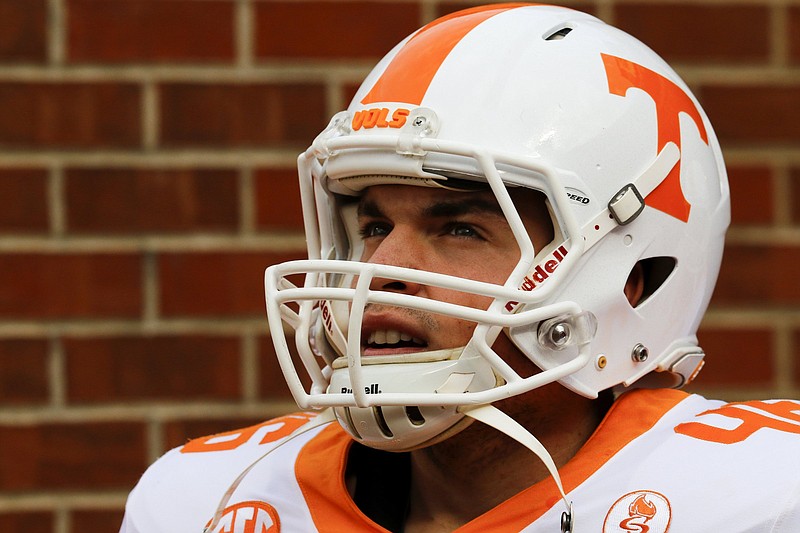 Tennessee long snapper Riley Lovingood / Staff photo by C.B. Schmelter