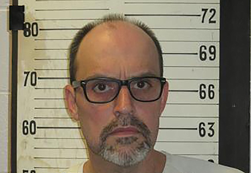 This 2017 file photo provided by the Tennessee Department of Correction shows Lee Hall, formerly known as Leroy Hall Jr. Hall, a death row inmate. Hall is scheduled to be electrocuted Thursday, Dec. 5, 2019. Hall walked onto death row nearly three decades ago with his sight, but attorneys for the 53-year-old prisoner say he's since become functionally blind due to improperly treated glaucoma. (Tennessee Department of Correction via AP)