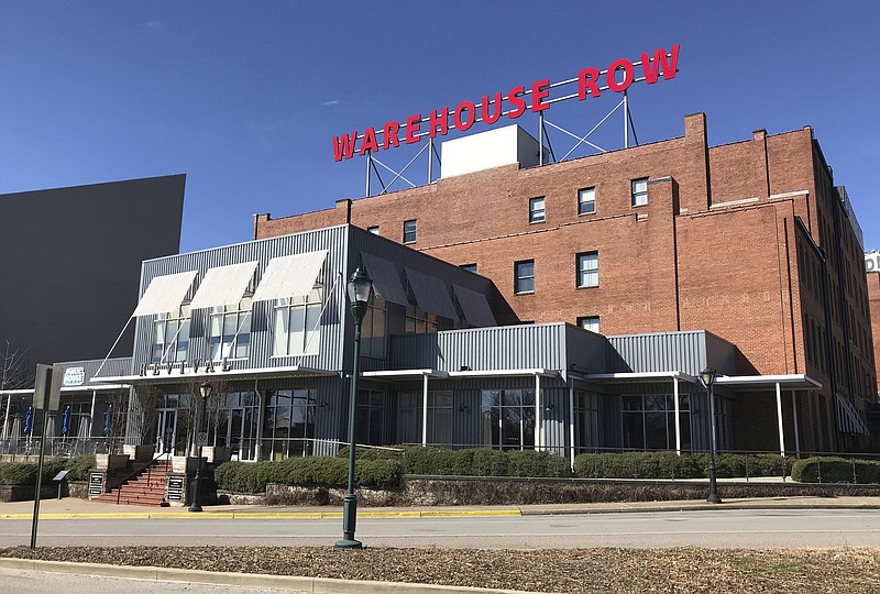 Warehouse Row in downtown Chattanooga is shown in this Feb. 13, 2019, staff file photo. / Staff Photo by Robin Rudd
