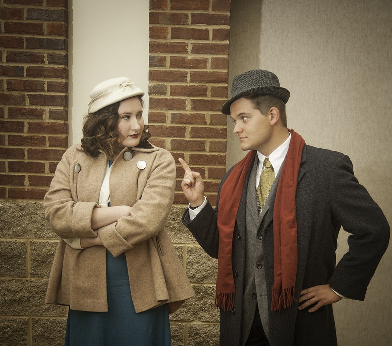 Photo by Jason Worthington / Emma Riley as Amalia Balish and Jake Wallin as Georg Nowack star in "She Loves Me" at The Colonnade.