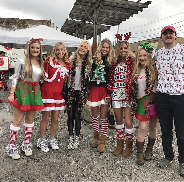 Santa bar deals crawl outfits