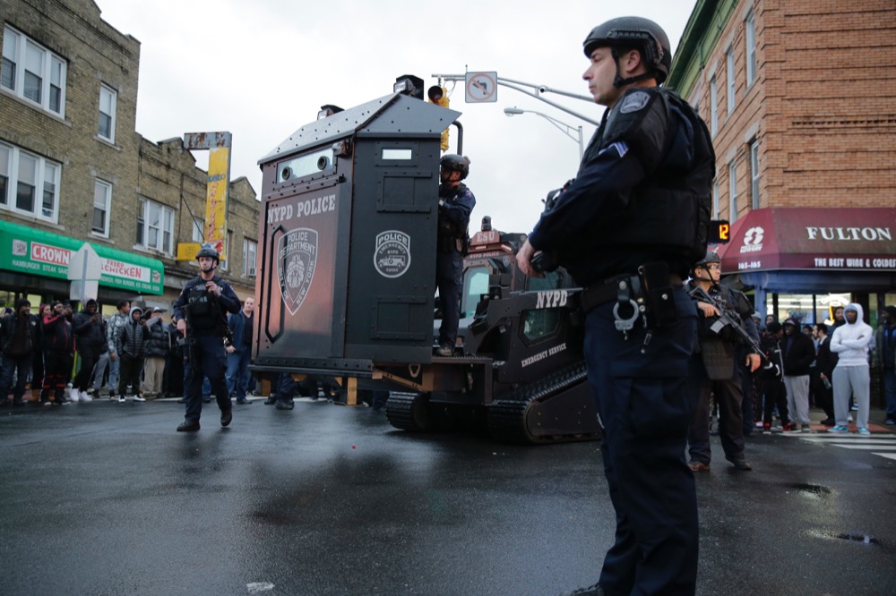Law enforcement arrive on the scene following reports of shooting, Tuesday, Dec. 10, 2019, in Jersey City, N.J. (AP Photo/Seth Wenig)