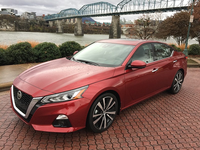 Staff Photo by Mark Kennedy / The 2020 Nissan Altima Platinum is assembled in Smyrna, Tenn.