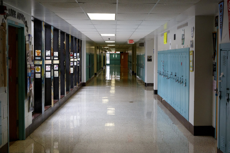 Staff photo by C.B. Schmelter / A hallway is seen at Chattanooga Center for Creative Arts on Tuesday, Dec. 10, 2019 in Chattanooga, Tenn.