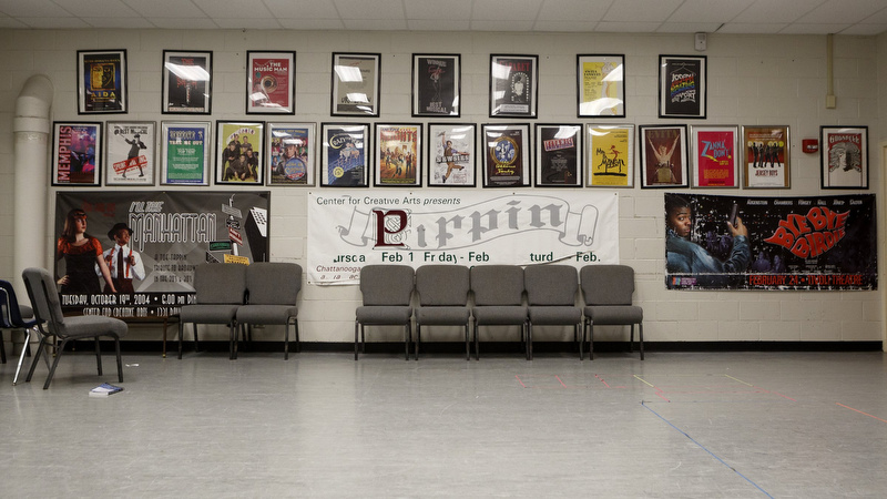 Staff photo by C.B. Schmelter / The musical theatre classroom is seen during a tour of Chattanooga Center for Creative Arts on Tuesday, Dec. 10, 2019 in Chattanooga, Tenn.