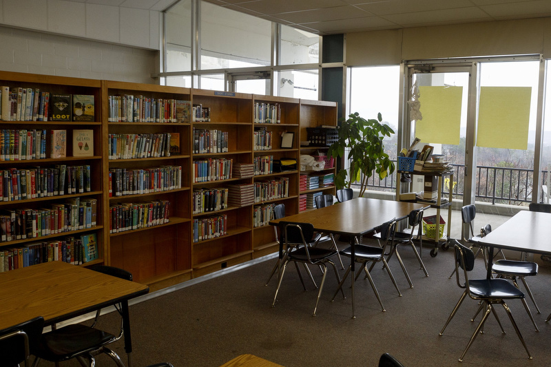 Staff photo by C.B. Schmelter / The library is seen at Chattanooga Center for Creative Arts on Tuesday, Dec. 10, 2019 in Chattanooga, Tenn.