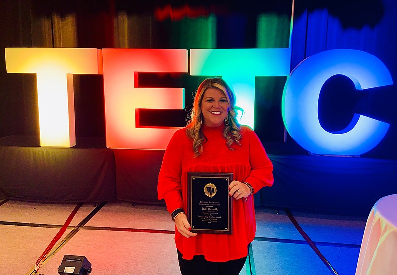 Nikki Russell, a STEM (science, technology, engineering and math) teacher at Orchard Knob Elementary School, was recently recognized as the the Outstanding Technology Teacher of the Year by the Tennessee Educational Technology Association in December 2019. Photo courtesy of Hamilton County Schools. Contributed Photo/Times Free Press.