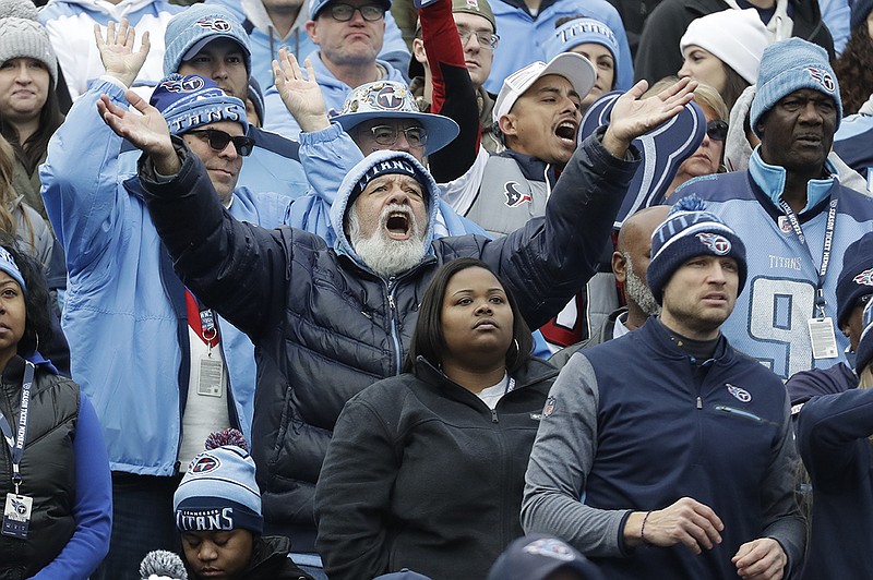 AP file photo by James Kenney / Tennessee Titans fans were along for an exciting playoff ride last season after their team secured a wild card. While winning the AFC South is certainly a legitimate goal for the Nashville franchise this year, it's not an easy one.