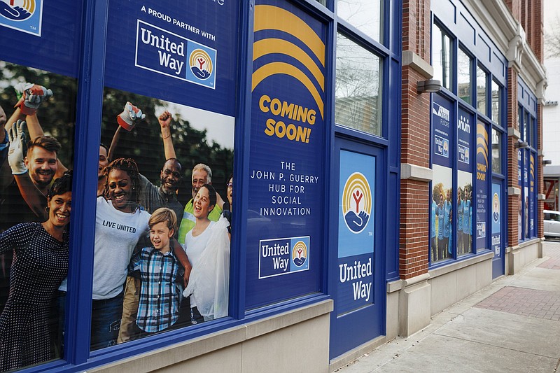 Staff photo by C.B. Schmelter / The United Way's John P. Guerry Hub for Social Innovation is seen downtown on Tuesday, Dec. 17, 2019 in Chattanooga, Tenn.