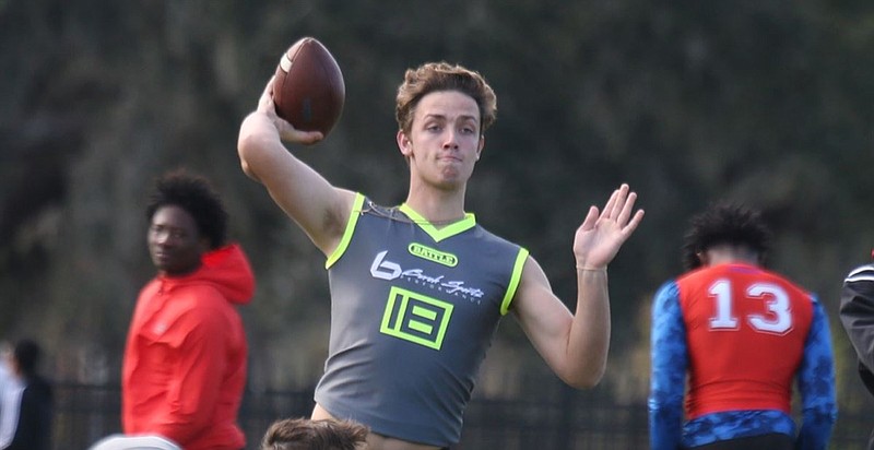 The Georgia Bulldogs signed 17 players Wednesday, including quarterback Carson Beck of Jacksonville, Fla. / Photo by 247Sports.com
