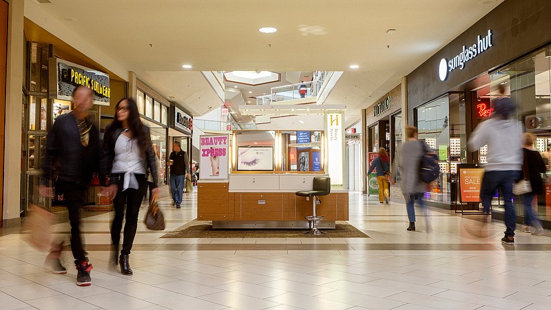 Staff photo by C.B. Schmelter / People move around at Hamilton Place mall on Thursday, Dec. 26, 2019 in Chattanooga, Tenn.