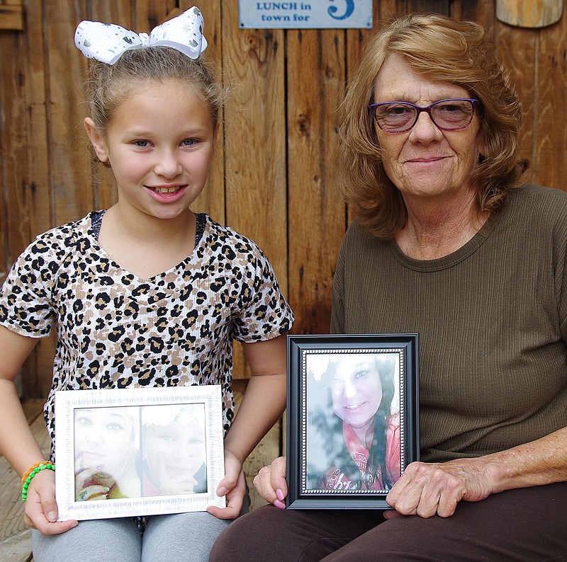 Gracie Murphy and her grandmother, Sharon Campbell, have found hope in the midst of loss with the help of Hospice of Chattanooga's counseling and programs. / Contributed photo