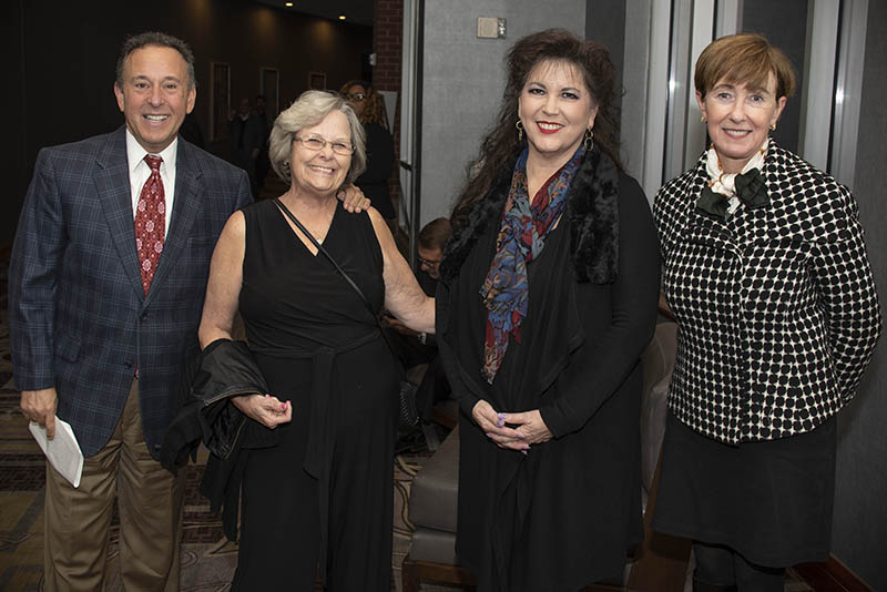Jed Mescon, Wanda Callahan, Marsha Barker and Phyllis Mescon / Photo by Michael Hampton