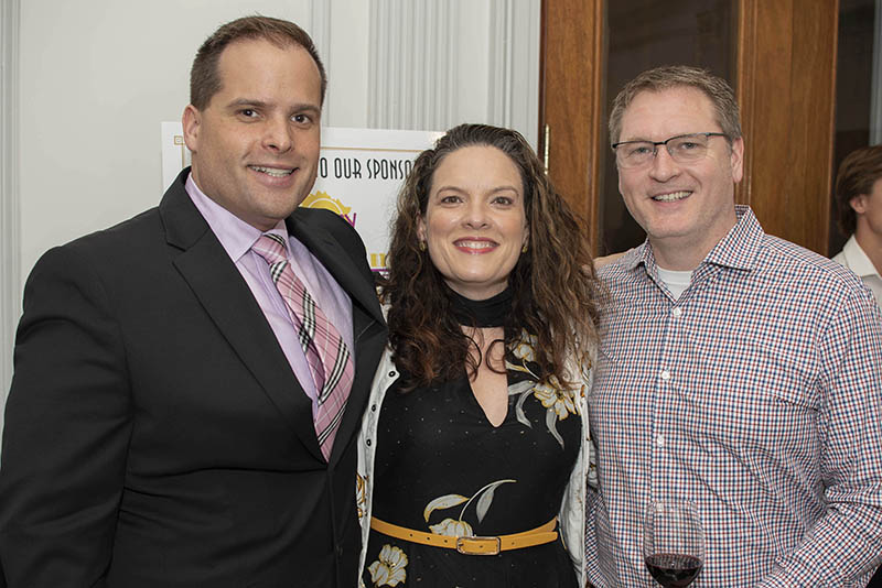 Anthony Hall and Olivia & Geoff McGowen / Photo by Michael Hampton